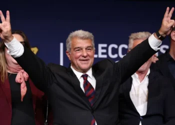 Joan Laporta has been re-elected as the president of FC Barcelona for the next five years,