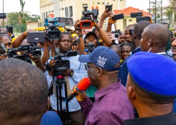 Okpebholo Joins Benin Protesters, Pledges Urgent Stakeholder Talks to Resolve BEDC Power Crisis