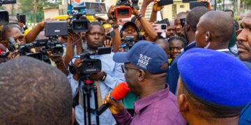 Okpebholo Joins Benin Protesters, Pledges Urgent Stakeholder Talks to Resolve BEDC Power Crisis