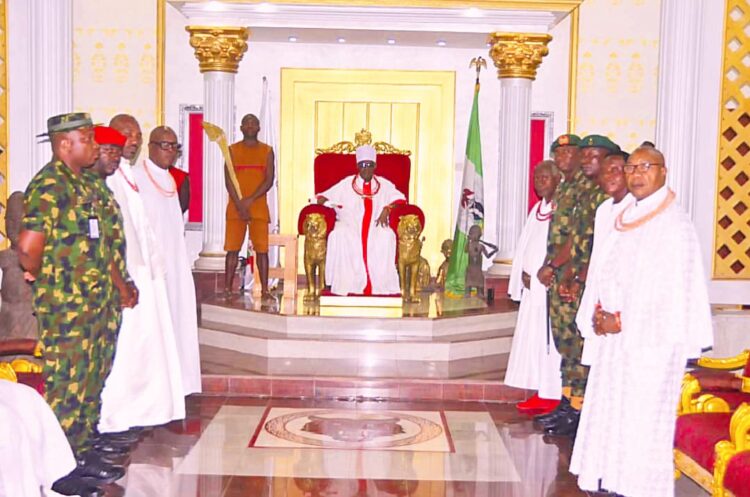 Oba Ewuare II Raises Concern Over Rising Global Conflicts During Army Commander’s Visit