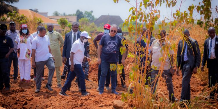 Okpebholo Inspects Key Road Projects in Edo Central, Demands Quality and Timely Delivery