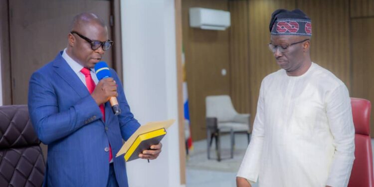 Gov Okpebholo Charges New Commissioner Momodu to Advance SHINE Agenda