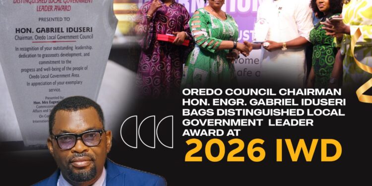 International Women’s Day: Oredo Chairman Iduseri Honoured for Grassroots Leadership