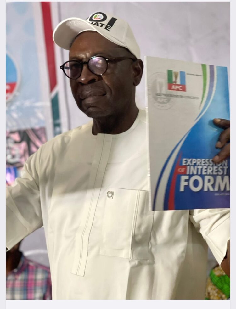 Ize-Iyamu Receives Nomination Forms from Support Group