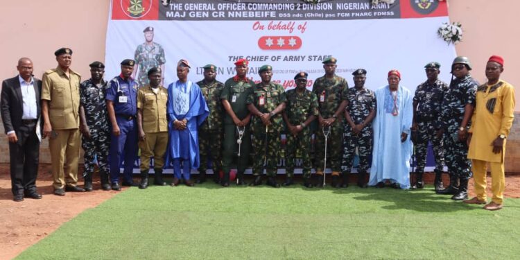 COAS Hosts Easter Luncheon for Troops in Edo, Praises Commitment to National Security