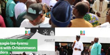 Ize-Iyamu Gains Momentum in Edo South Race, Hails Okpebholo’s Projects as Orhionmwon APC Backs Senate Bid