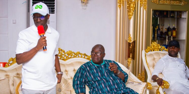 Gov Okpebholo Leads APC Delegation on Condolence Visit to Okao of Ologbo