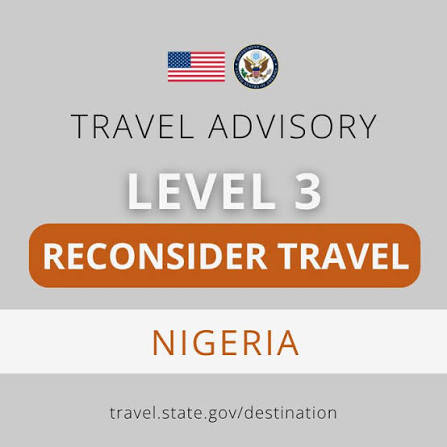 US Issues Travel Warning for Nigeria Amid Rising Insecurity