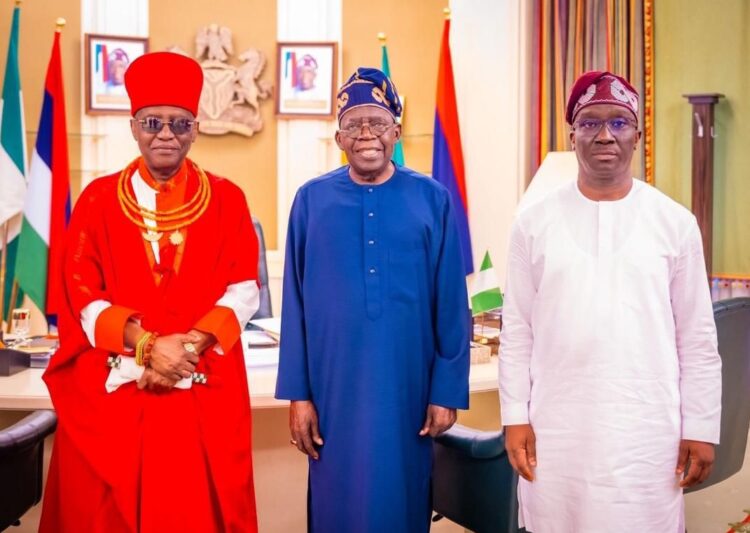 Oba of Benin Visits Tinubu, Reaffirms Commitment to Edo Development