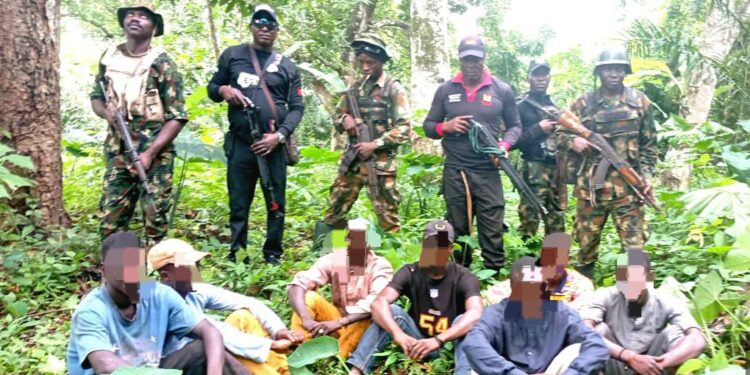 Edo: Army, Security Agencies Raid Forest Camps, Arrest 12 Suspects