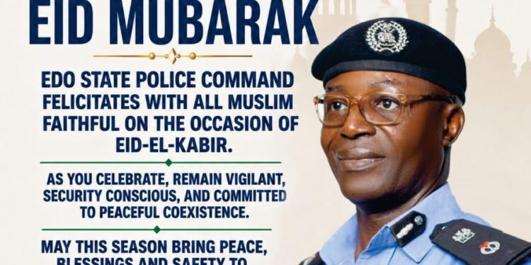 Edo Police Deploy Massive Security for Eid-el-Kabir Celebration
