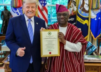 Trump Hosts Nigeria’s New Envoy Kayode Are at White House, Signals Deeper US–Nigeria Partnership
