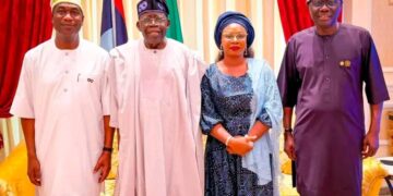 Lagos 2027: Sanwo Olu Presents Hamzat, Sonayon James as APC Governorship Standard Bearers.