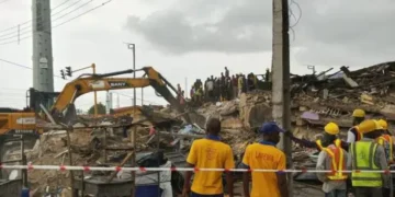 Lagos Building Collapse: 9 Dead, 27 Rescued as LASEMA Ends Rescue Operation