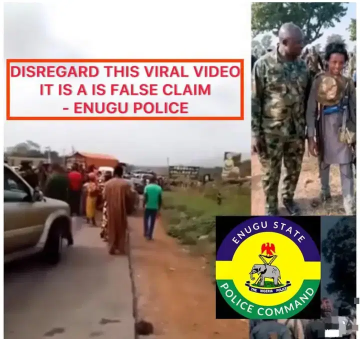 Enugu Police Dismiss Viral Video Claiming Herdsmen Killings at Awgu Junction as False