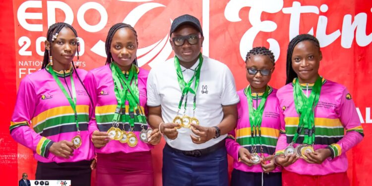 Edo Cyclists Win National Recognition After Stellar Outing at African Track Championship