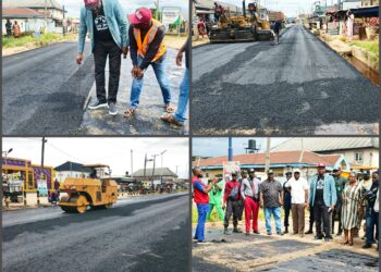 Oredo Council Begins Asphalting of Ugbor/Ogumwenhi Road