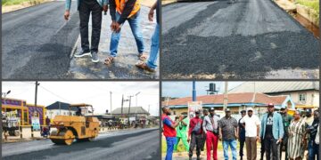 Oredo Council Begins Asphalting of Ugbor/Ogumwenhi Road