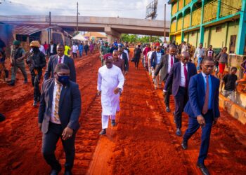 Benin Residents Excited as Okpebholo Targets November Commissioning of Ramat Park Flyover