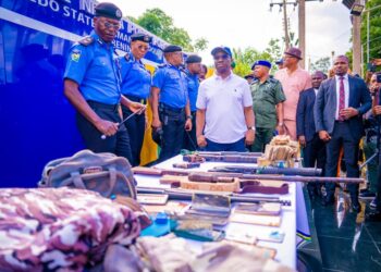Gov. Okpebholo Vows Tough Action Against Criminals, Rewards Police for Kidnap Arrest