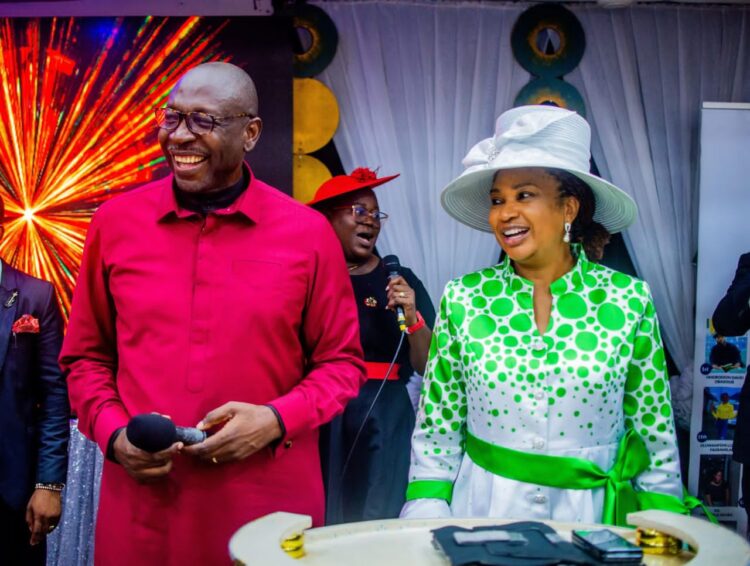 Edo Governor Felicitates Pastor Andrew Osagie, Prof. Idia Ize-Iyamu on Birthday