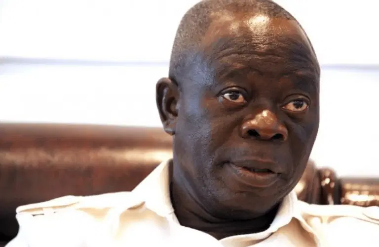 Oshiomhole: Akpabio Sees Me as ‘The Devil’, Many Senators Unhappy with His Leadership