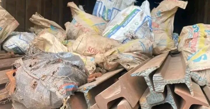 “Police Foil Major Rail Infrastructure Theft in Oyo, Recover ₦200 Million Worth of Stolen Tracks”