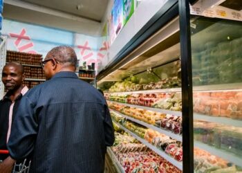 “Peter Obi Draws Public Attention as Photos Show Former Anambra Governor Shopping at H Medix Supermarket”