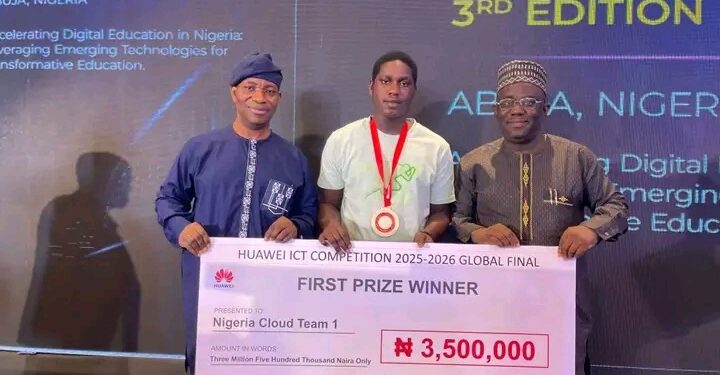 UNILAG Student Peter Fagbola Wins Huawei Global ICT Competition in China, Elevating Nigeria’s Global Tech Reputation.