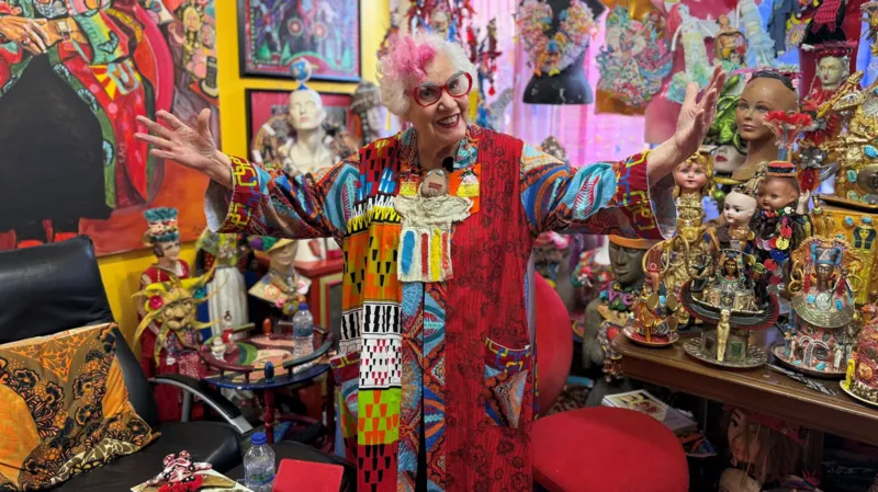 At 85, Sue Kreitzman Lives Inside Her Own Colourful Art Installation