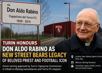 “Turin Honours Don Aldo Rabino as New Street Bears Legacy of Beloved Priest and Football Icon”