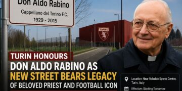 “Turin Honours Don Aldo Rabino as New Street Bears Legacy of Beloved Priest and Football Icon”