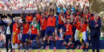 Trump Booed But Stays On Stage As Spain Lift 2026 World Cup Trophy