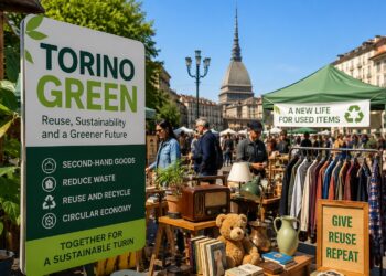 Turin Launches “Torino Green” Weekend Market to Promote Reuse, Second Hand Trade and Circular Economy.