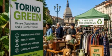 Turin Launches “Torino Green” Weekend Market to Promote Reuse, Second Hand Trade and Circular Economy.