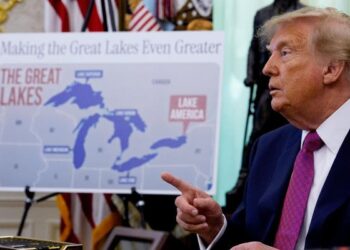 GOOGLE DON CHANGE LAKE ONTARIO NAME TO “LAKE AMERICA” FOR AMERICAN PEOPLE AFTER TRUMP ORDER.