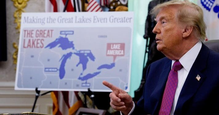 GOOGLE DON CHANGE LAKE ONTARIO NAME TO “LAKE AMERICA” FOR AMERICAN PEOPLE AFTER TRUMP ORDER.