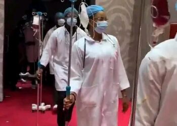 Prettymike’s ‘Medical Team’ Wedding Entrance at Peller and Jarvis’ Ceremony Sparks Massive Online Debate!