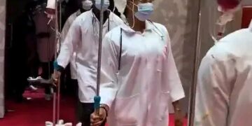 Prettymike’s ‘Medical Team’ Wedding Entrance at Peller and Jarvis’ Ceremony Sparks Massive Online Debate!