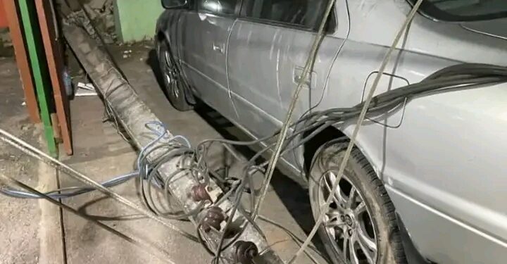 Truck Collision Brings Down HighTension Cables in Ogun, Triggering Major Power Outage in Arepo.