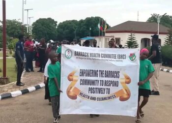 44 Army Reference Hospital Kaduna Urges Barracks Residents to Strengthen Hygiene Against Cholera, Tuberculosis!