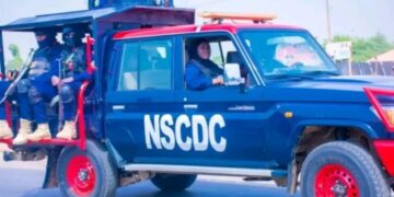 NSCDC Personnel Escape Armed Ambush in Sokoto as Armoured Vehicle Shields Security Team!