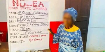 Dem don arrest 101 Year Old Great Grandmama for Selling Drug for Ogun.