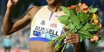 Masai Russell don end Tobi Amusan four-year reign with new 100m hurdles world record for Zurich!