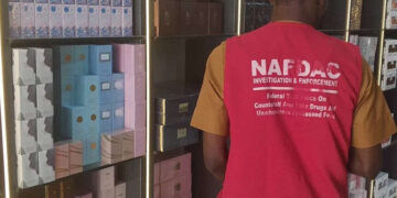 NAFDAC DON LOCK PLENTY SHOPS FOR LAGOS TRADE FAIR OVA COSMETICS WEY NO GET REGISTRATION.