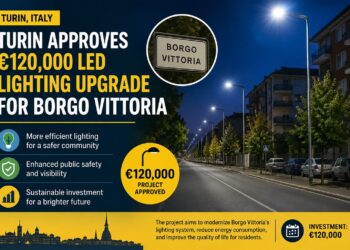 “Turin Approves €120,000 LED Lighting Upgrade for Borgo Vittoria to Boost Energy Efficiency and Public Safety”