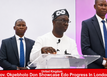 Governor Okpebholo Defends UK Visit, Highlights Security and Development in Edo State