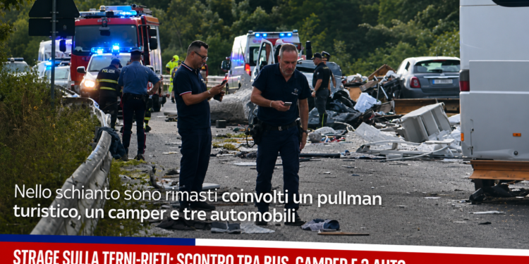 Tragic Road Crash on Terni–Rieti Highway Leaves Several Dead and Injured