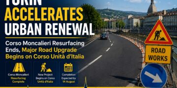 Turin Accelerates Urban Renewal as Corso Moncalieri Resurfacing Ends, Major Road Upgrade Begins on Corso Unità d’Italia