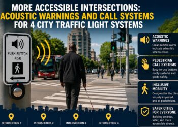 “Accessible Urban Mobility: Four City Intersections Upgraded With Acoustic Warning and Call Systems for Safer Pedestrian Crossings”